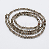 Natural Smoky Quartz Beads Strands G-D840-09-4mm-3