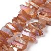 Natural Quartz Crystal Points Beads Strands G-K181-B22-1