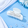 Acrylic Claw Hair Clips OHAR-WH0001-26-4