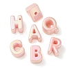 UV Plating Rainbow Iridescent Acrylic Beads OACR-C012-01E-2