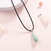 20Pcs 10 Style Natural Gemstone Pendants G-LS0002-11-7