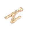 304 Stainless Steel Pendants STAS-F235-01G-N-2