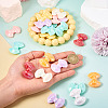 23Pcs Opaque Acrylic Beads OACR-TA0003-73-6