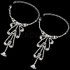 2Pcs Crystal Rhinestone Tennis Ring Bracelet BJEW-CN0001-17C-8