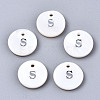 Natural Freshwater Shell Pendants X-SHEL-Q018-01A-S-P-1