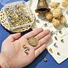 60Pcs 6 Styles Alloy Bead Caps FIND-CJ0001-36-4