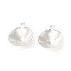 Ion Plating(IP) 304 Stainless Steel Pendant Pointed Back Rhinestone Settings STAS-U025-05B-S-1