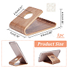 Wood Mobile Phone Holders AJEW-WH0314-63-2