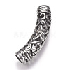 304 Stainless Steel Hollow Tube Beads STAS-I082-09AS-2