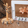 20Pcs 10 Style Tibetan Style Gemstone Bead Shoe Charms HJEW-AB00708-5