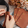4Pcs Rectangle PU Leather Bag Handles Protective Sleeve FIND-GF0006-48A-3
