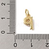 Rack Plating Brass with ABS Plastic Imitation Pearl Charms KK-B092-30P-G-3