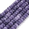 Dyed Natural White Jade Beads Strands G-G107-A12-01-1