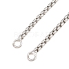Brass Box Chain Bracelet Making KK-CBADBBF-01P-3