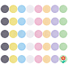 40Pcs 8 Colors Wood Pulp Sponges for Dishes AJEW-BC0010-41-1