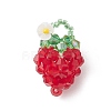 Glass Seed Beaded Pendants PALLOY-MZ01238-03-1
