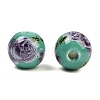Printed Handmade Porcelain Beads PORC-R134-04-3