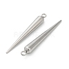 304 Stainless Steel Pendants X-STAS-F327-01P-2