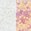 280Pcs Transparent Glass UV Reactive Beads DGLA-PA0001-10B-7
