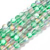Synthetic Moonstone Beads Strands G-E573-01B-20-1