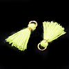 Polycotton(Polyester Cotton) Tassel Pendant Decorations X-FIND-S281-36-2