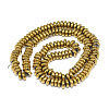 Electroplate Non-magnetic Synthetic Hematite Beads Strands G-T061-42F-2