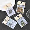 SHEGRACE Brass Clear Cubic Zirconia Pendants XGRQ3K289-526P-6
