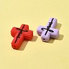 5Pcs 5 Colors Silicone Beads SIL-FS0001-06A-3