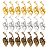 GOMAKERER 30PCS 3Colors Tibetan Style Zinc Alloy Pendants TIBEP-GO0001-01-1