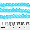 Baking Painted Imitation Jade Glass Round Bead Strands X-DGLA-Q021-6mm-06-5