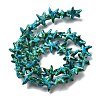 Synthetic Turquoise Dyed Beads Strands G-P507-04S-4