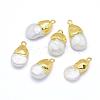 Natural Cultured Freshwater Pearl Pendants PEAR-F011-65G-2