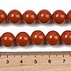 Grade A Natural Red Jasper Bead Strands G-P075-36-10mm-4