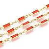 Brass Rectangle Link Chains CHC-N023-03B-G-1