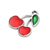 Cherry Alloy Pendants PALLOY-S051-03B-P-2