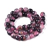 Dyed Natural White Jade Beads Strands G-T138-D01-2