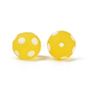 Frosted Handmade Lampwork Beads LAMP-Q039-10C-3