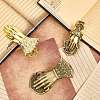 Alloy Hand Shaped Bookmark Clip AJEW-CP0006-94A-AG-6