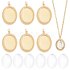 DIY Oval Pendant Making Kit DIY-BBC0003-12-1