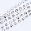 Brass Rhinestone Strass Chains CHC-T004-SS10-01S-1