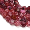 Natural Agate(Dyed & Heated) Beads Strands G-K425-B05-01-3