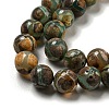 Tibetan Style dZi Beads Strands G-P526-D09-02-4