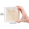 ABS Plastic Imitation Pearl Round Beads PH-MACR-F033-8mm-22-3