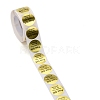 Flat Round Paper Thank You Stickers DIY-C042-09B-3