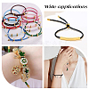 90Pcs 6 Styles Brass Cord Ends KK-BBC0023-43-7