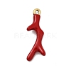 304 Stainless Steel Enamel Pendants STAS-I355-11G-05-1