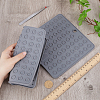 Gorgecraft 2Pcs Square Silicone Hot Mats for Hot Dishes AJEW-GF0008-26A-3