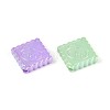 UV Plating Opaque Acrylic Beads OACR-T028-56-2