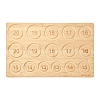Rectangle Wood Bracelet Design Boards TOOL-YWC0003-02-1