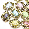 Alloy Cabochons RB-N050-03-12AG-1